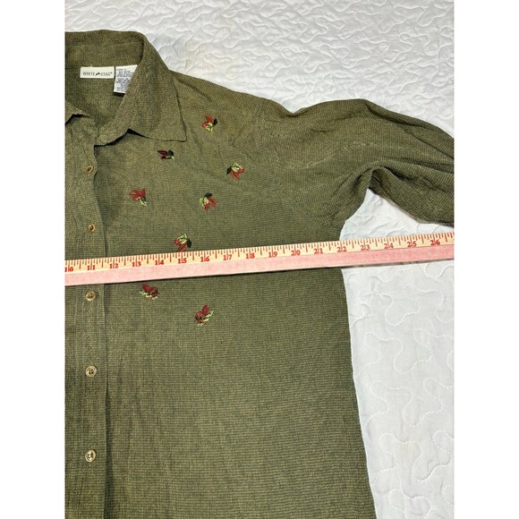 White Stag Vintage Button Down Womens Fall shirt size large - Picture 5 of 6
